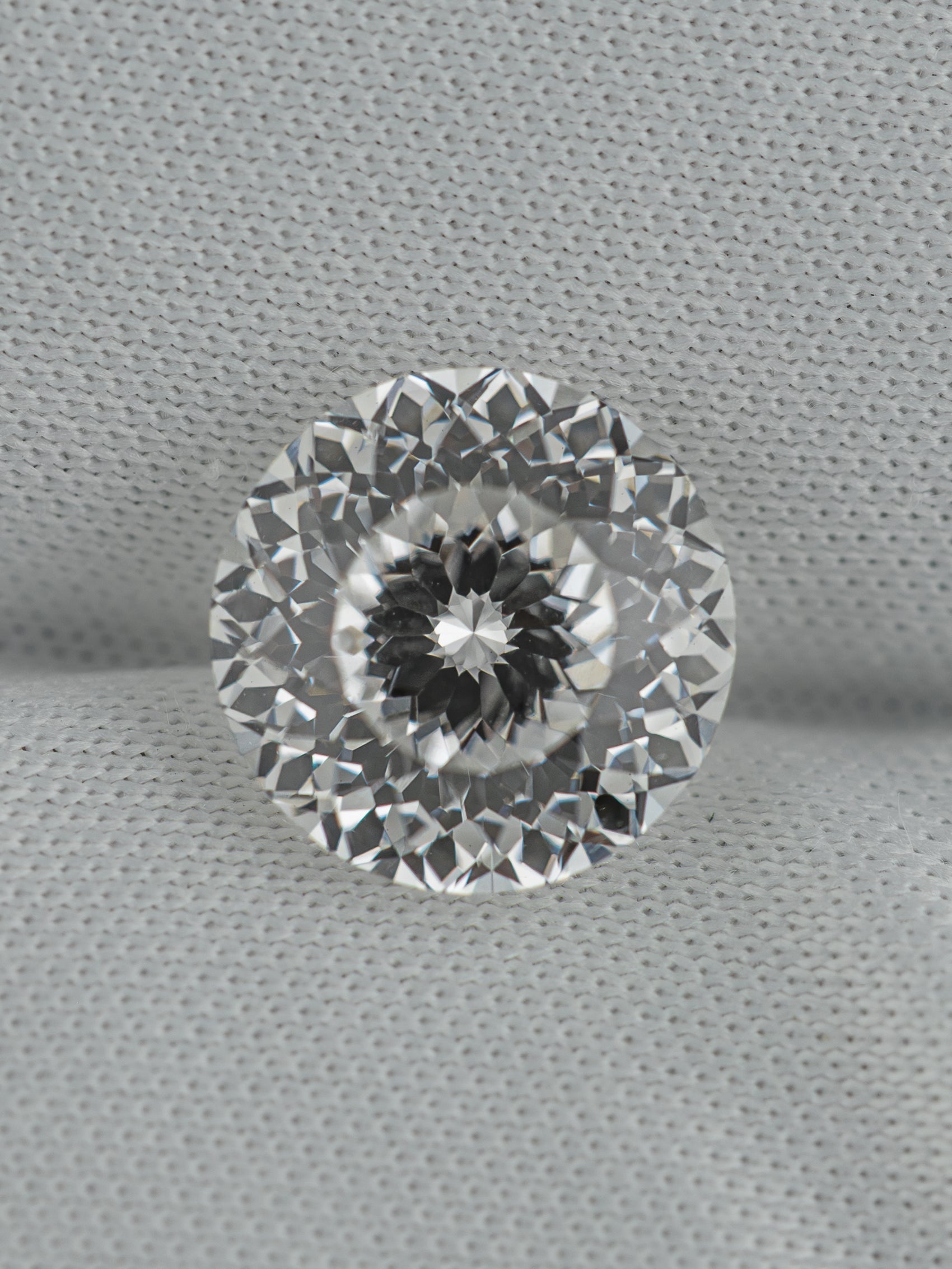 2.27ct Portuguese Cut Round Lab-Diamond