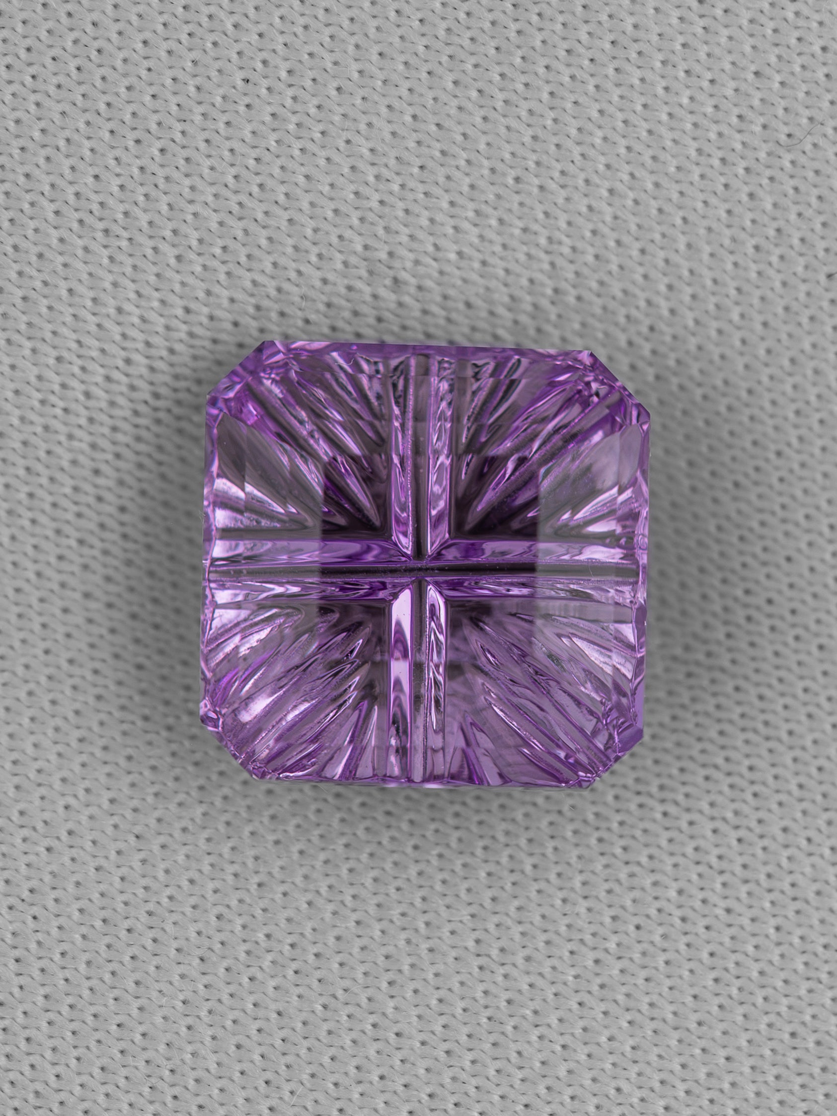 3.6ct Fantasy Cut Purple Lab Sapphire