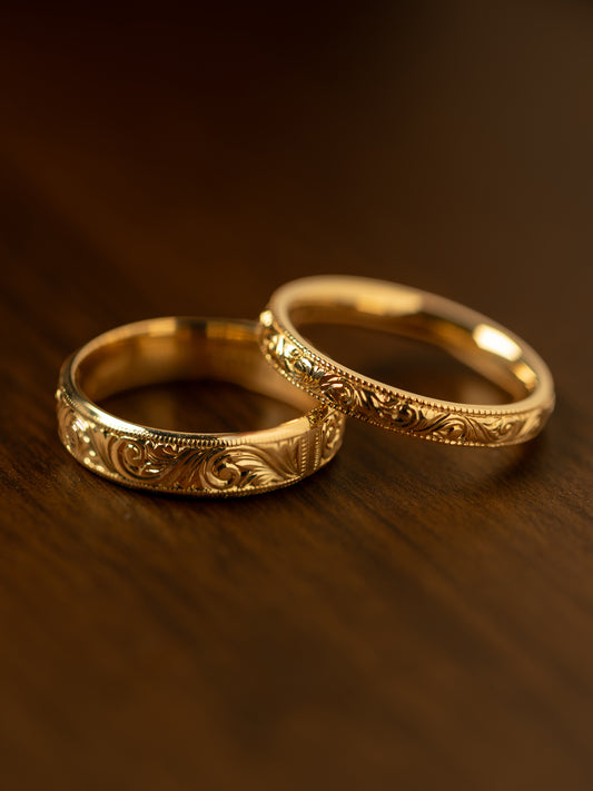 MINHÈ ring 2043-1 · Hand Engraving