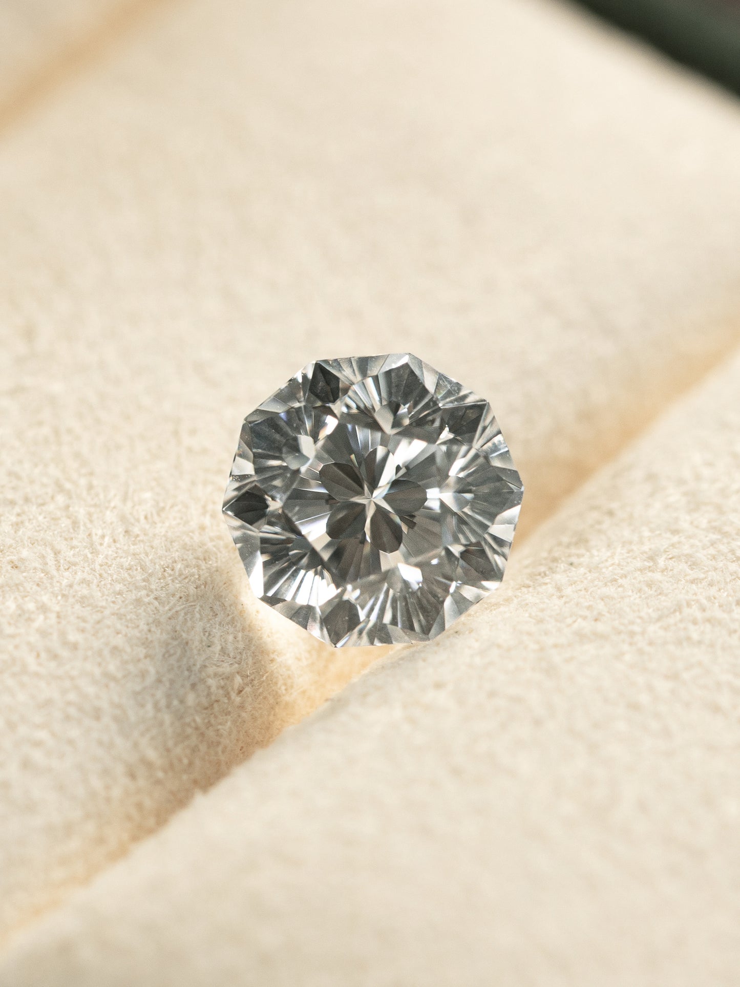 3ct Sakura Cut Moissanite