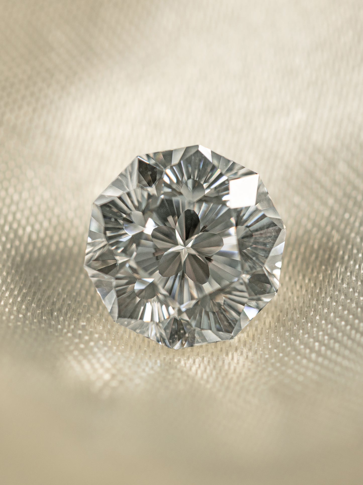 3ct Sakura Cut Moissanite