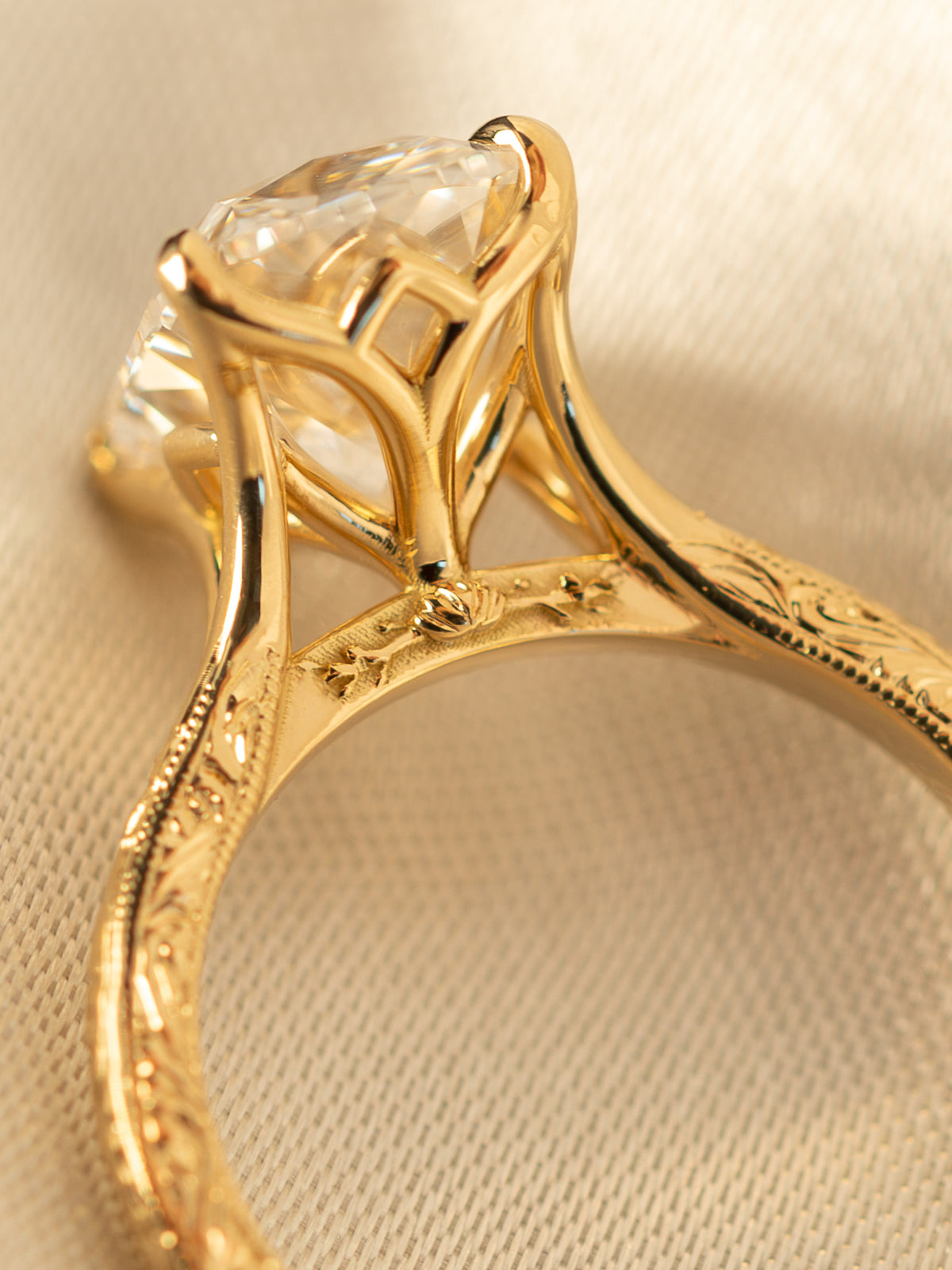 minhè ring 1748-1 · Bridge Mural · CAD Engraving · Hand Engraving