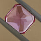 3.78ct Sakura Asscher Sapphire - Rose