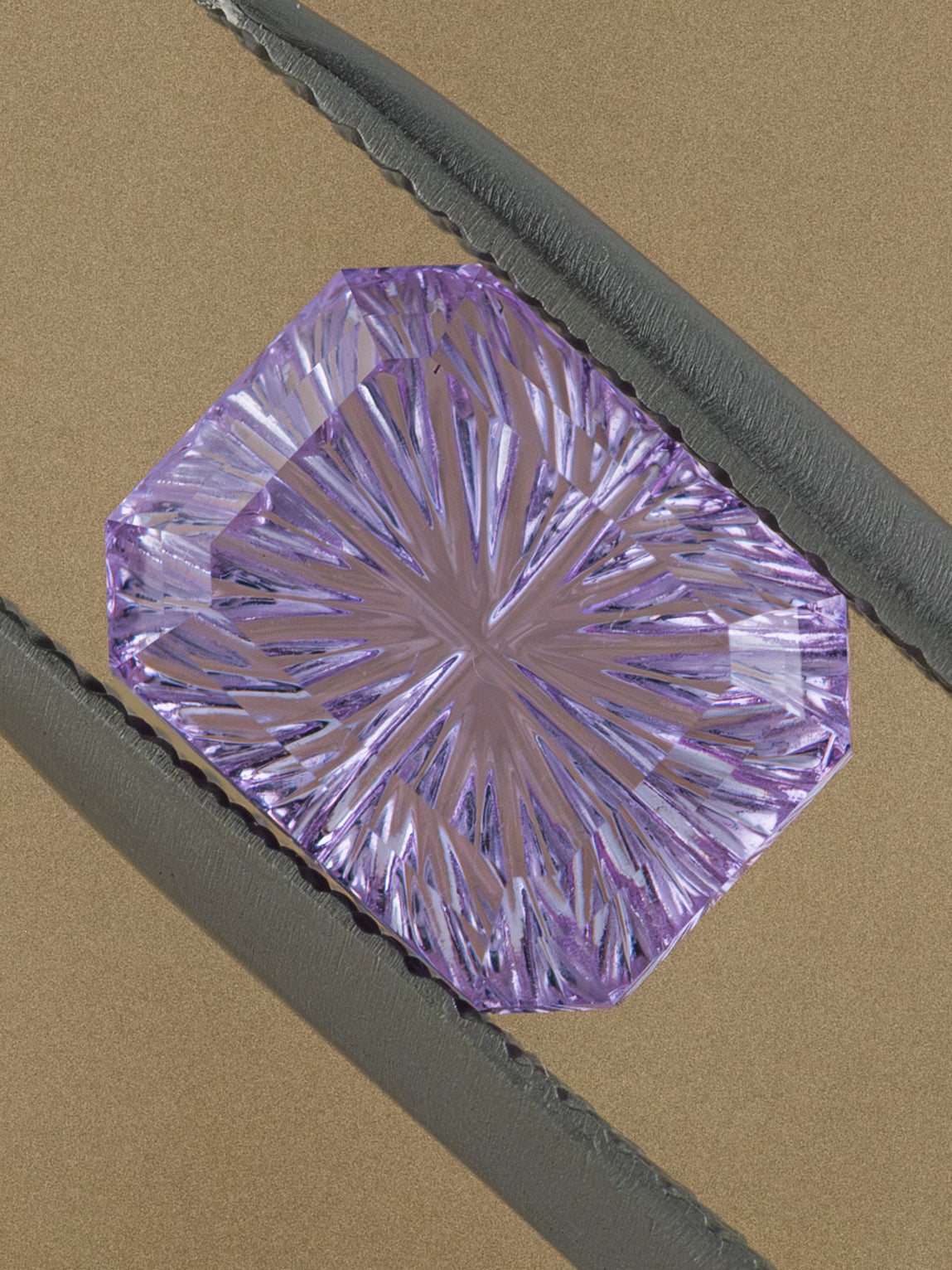 4.10ct Fantasy Cut Lavender Lab Sapphire