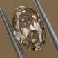 3.57ct Champagne Oval Lab-Grown Diamond