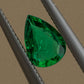 0.54ct Pear Natural Emerald