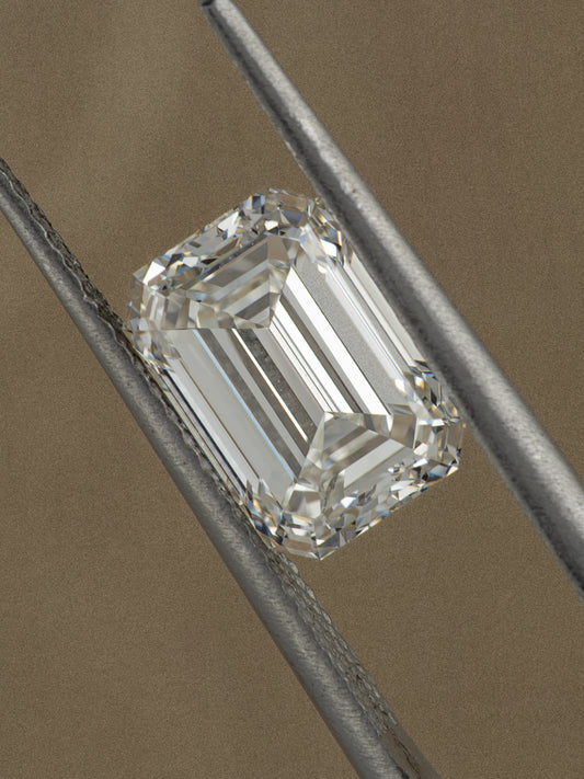 2.51ct Emerald E VVS2 Lab-Grown Diamond