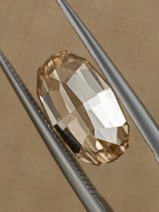 4.11ct Champagne Dodecagonal Step-Cut Lab-Grown Diamond