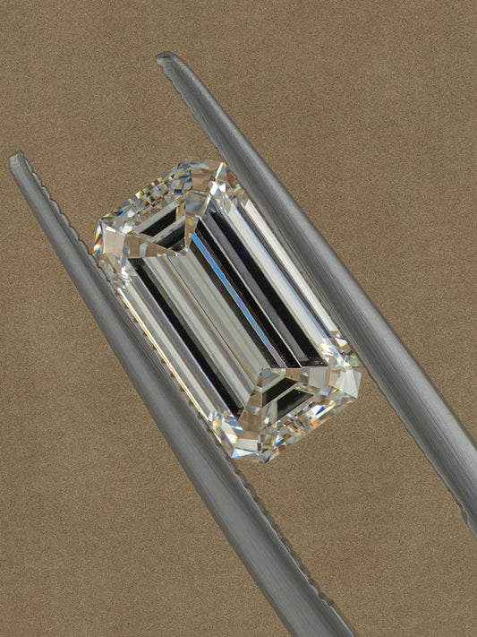 2.51ct Emerald D VVS2 Lab-Grown Diamond