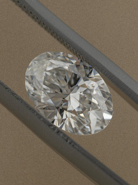 1.90ct Oval D VVS2 Lab-Grown Diamond