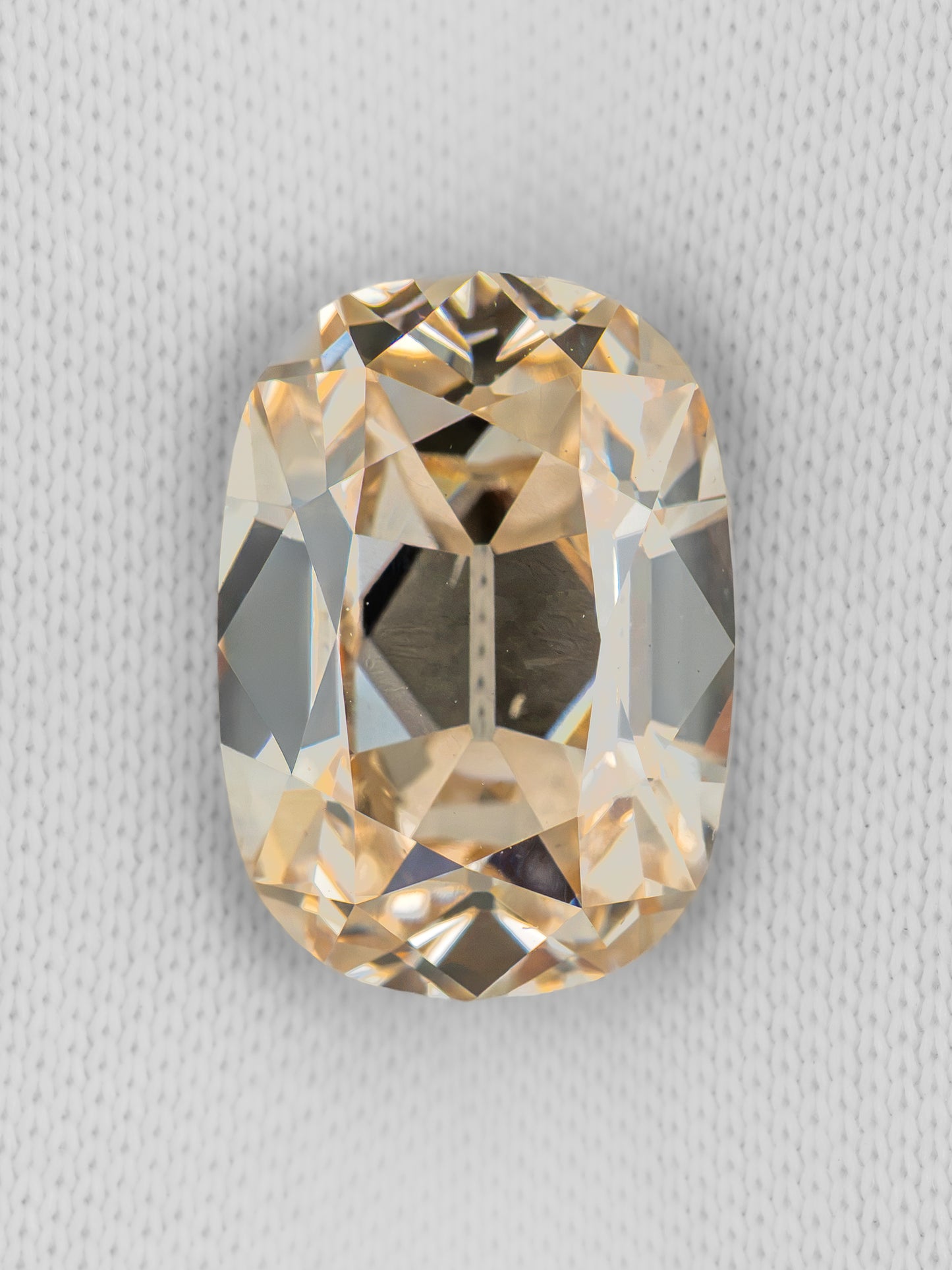 3.05ct Champagne Cushion Lab-Grown Diamond